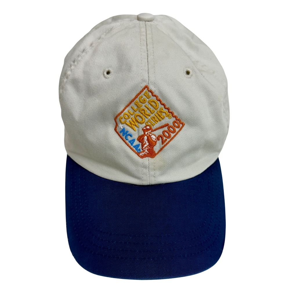 VTG 2000 NCAA College World Series Gear Adjustable Hat Road To Omaha Baseball